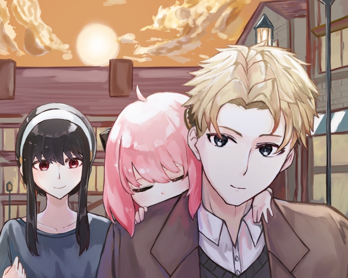 Yor, Loid, and Anya Forger from Spy X Family