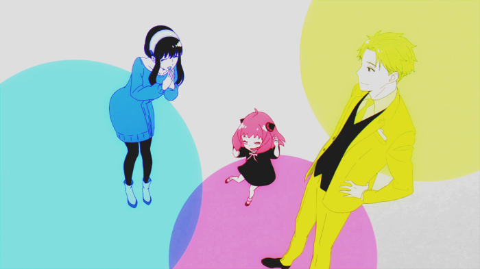 Yor, Anya, and Loid Forger from Spy X Family
