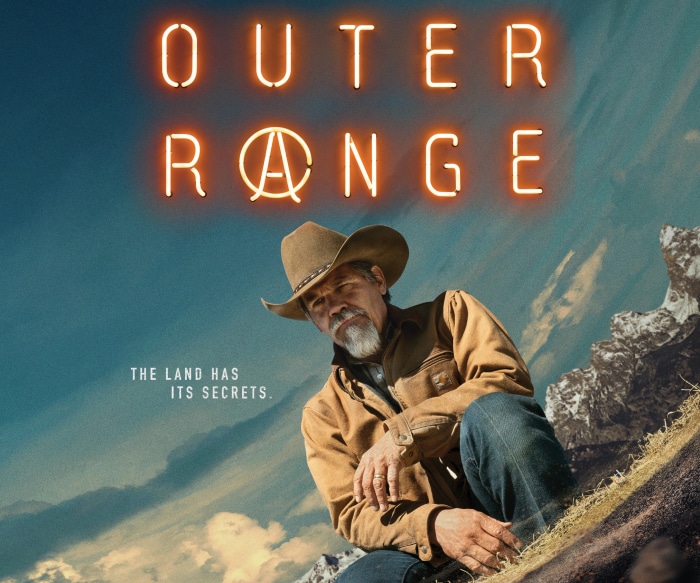 Outer Range Neon Sign and Josh Brolin