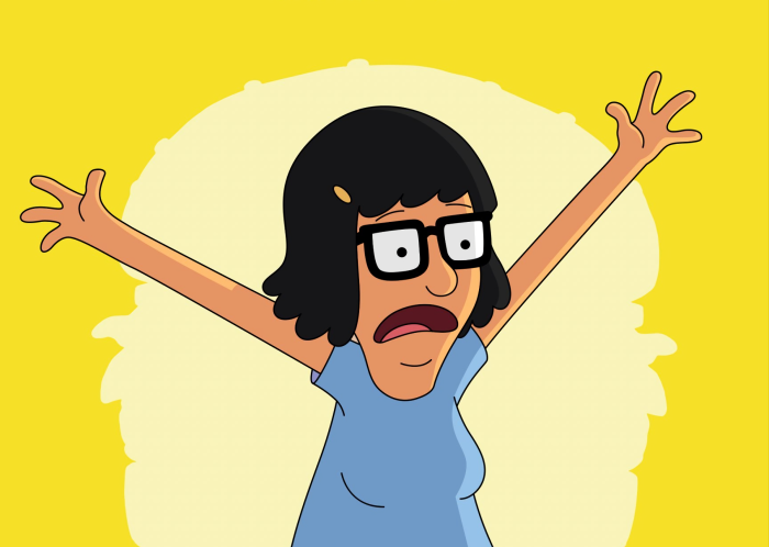 Tina Belcher from Bob's Burgers