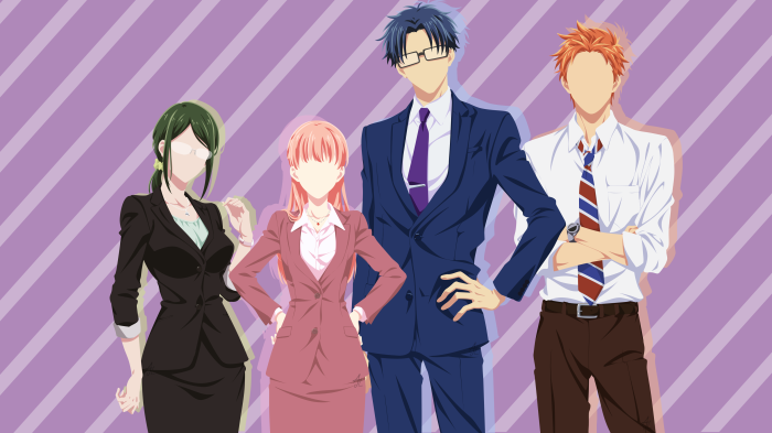 Wotaku Ni Koi Wa Muzukashii 4K: Hanako Koyanagi, Hirotaka Nifuji, Tarou Kabakura, Narumi Momose