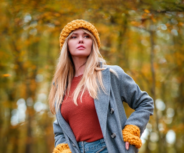 Carla Monaco in Autumn Forest