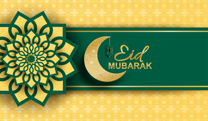 Eid Mubarak Islamic Celebration Design