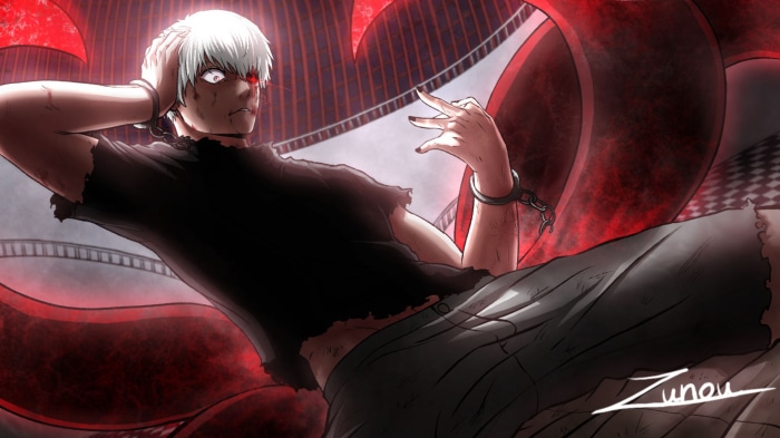 Ken Kaneki from Tokyo Ghoul