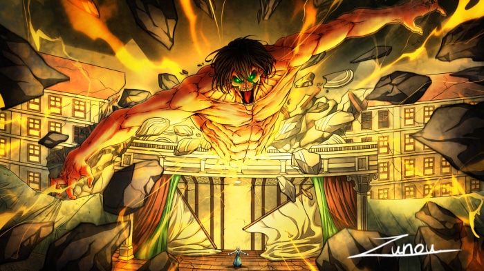Eren Yeager's Founding Titan from Attack on Titan