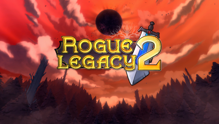 Rogue Legacy 2 game logo with sword and number 2