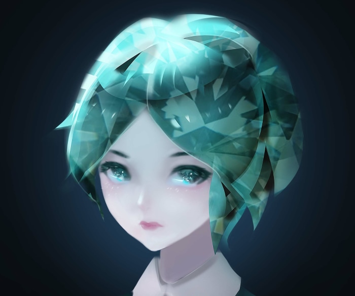 Phosphophyllite from Houseki no Kuni