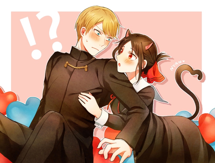 Kaguya Shinomiya and Miyuki Shirogane from Kaguya-sama: Love Is War