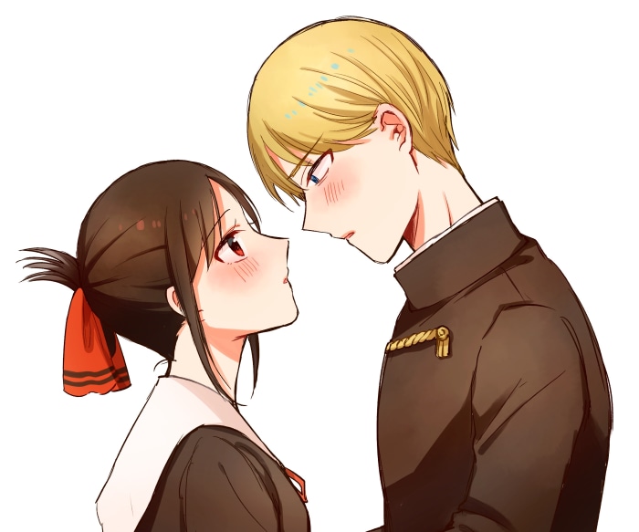 Miyuki Shirogane and Kaguya Shinomiya from Kaguya-sama: Love Is War
