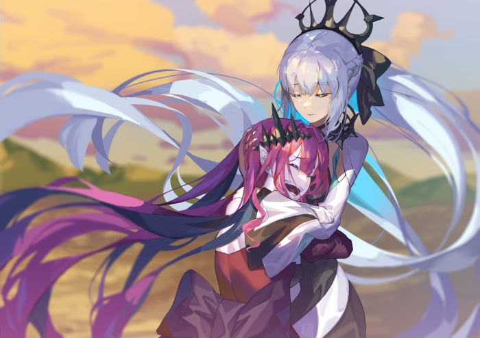 Yousei-kishi Tristan and Morgan le Fay from Fate/Grand Order