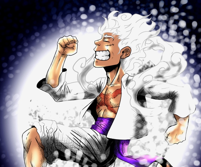 Monkey D. Luffy in Gear 5 from One Piece