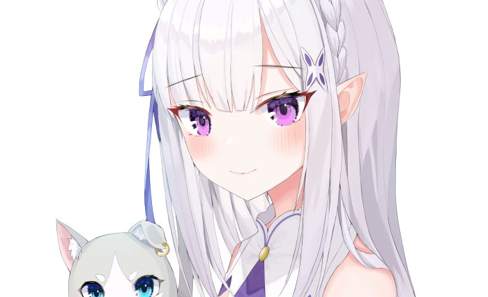 Emilia and Puck from Re:ZERO -Starting Life In Another World-