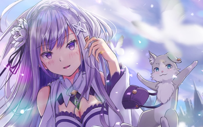 Emilia and Puck from Re:ZERO -Starting Life In Another World-