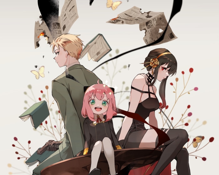 Spy X Family Anya, Yor, and Loid Forger