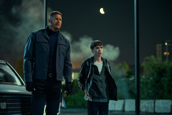 Luther and Viktor Hargreeves from The Umbrella Academy