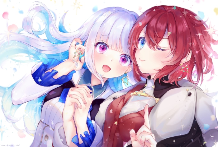 Ange Katrina and Lize Helesta from Nijisanji