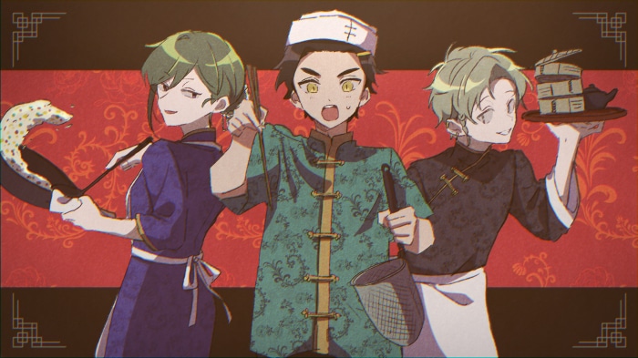 Kagerou Project characters cooking