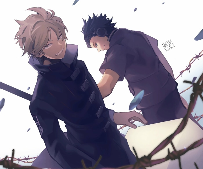 Yōsuke Yoneya and Kōhei Izumi from World Trigger