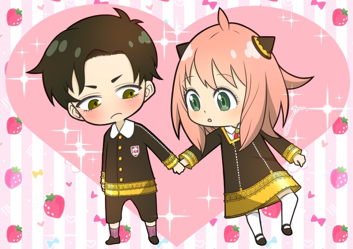 Anya Forger and Damian Desmond from Spy X Family 4K