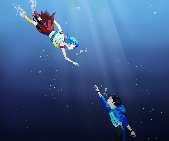 Hibiki and Uta from Bubble underwater