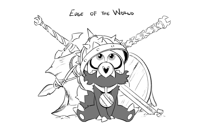 King Clawthorne from The Owl House with weapons