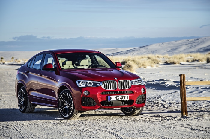 Red BMW X4 xDrive35i 4K