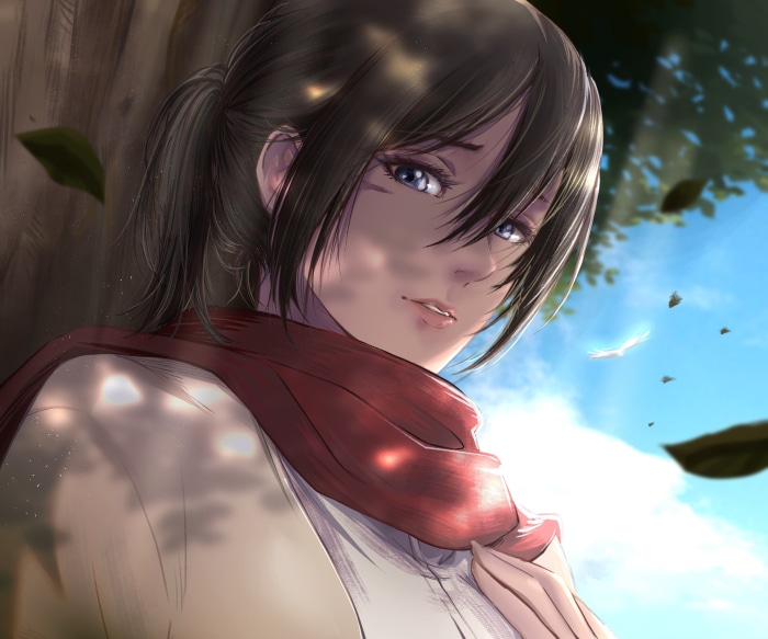 Mikasa Ackerman from Attack On Titan in Nature