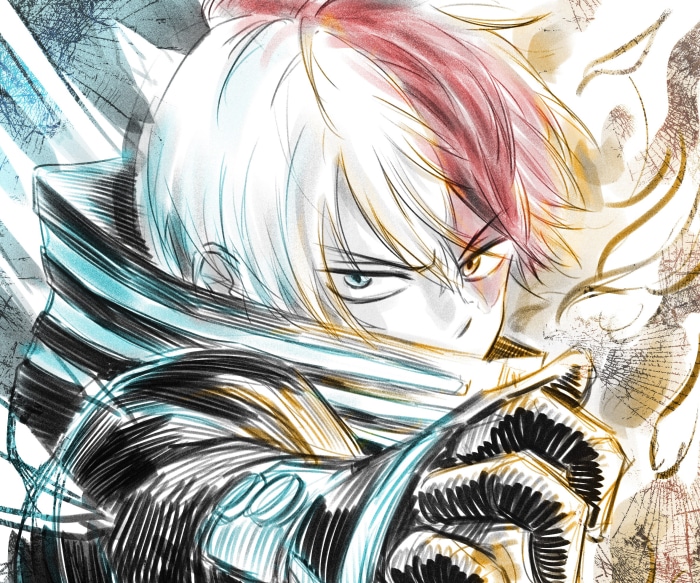 Shoto Todoroki from My Hero Academia