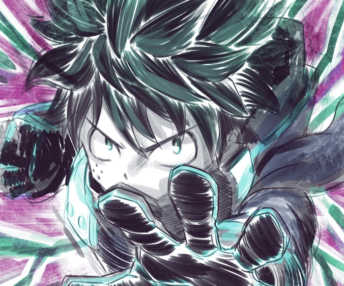 Izuku Midoriya from My Hero Academia