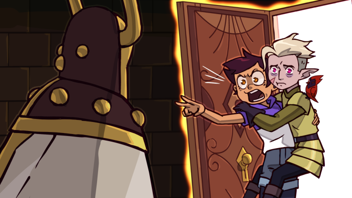 Luz and Hunter from The Owl House