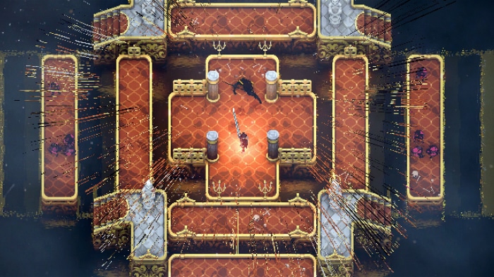 Loot River combat scene