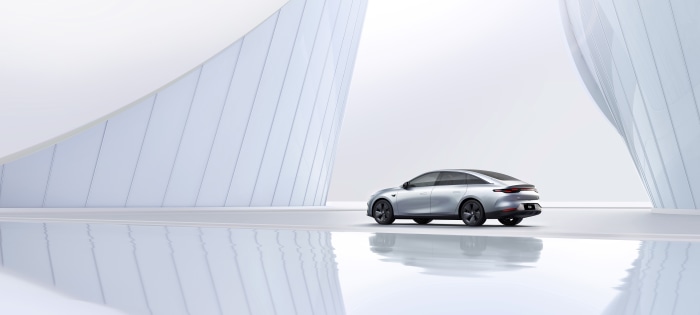 Leap C01 car in futuristic setting