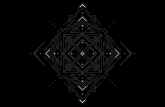 Abstract Geometric Symmetry 4K