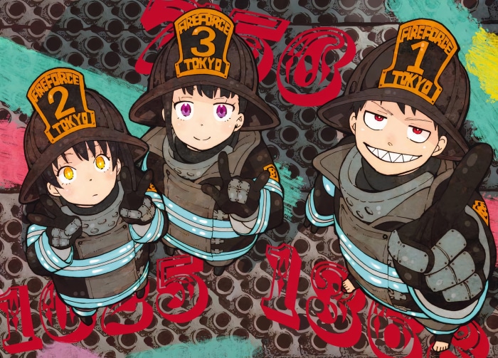 Fire Force: Maki, Tamaki, and Shinra