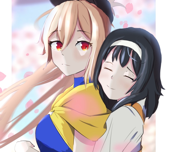 Menou and Akari from The Executioner And Her Way Of Life