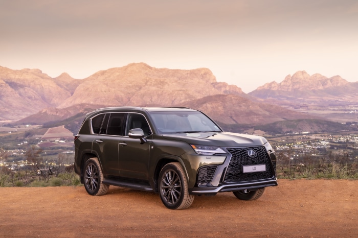 Lexus LX 600 4K SUV in mountainous landscape