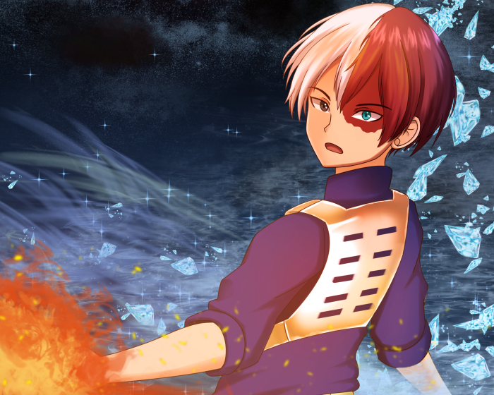 Shoto Todoroki from My Hero Academia