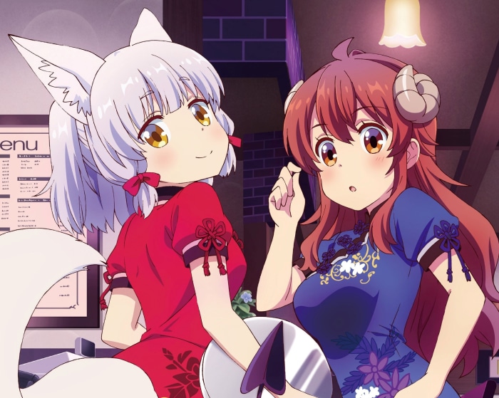 Lico and Yuuko from The Demon Girl Next Door