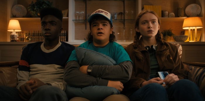 Dustin, Lucas, and Max from Stranger Things