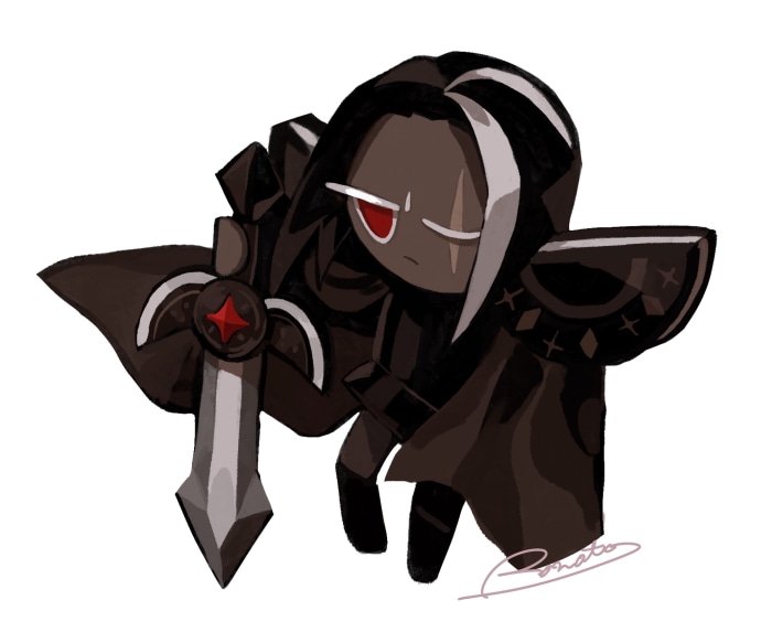 Dark Choco Cookie from Cookie Run: OvenBreak