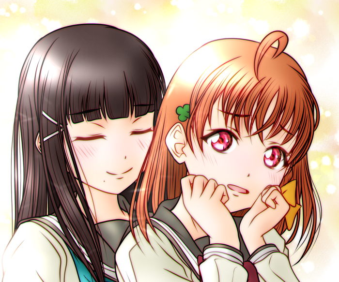 Chika Takami and Dia Kurosawa from Love Live! Sunshine!!