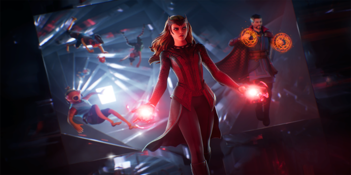 Scarlet Witch and Doctor Strange from Fortnite