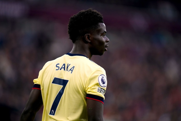 Bukayo Saka from Arsenal F.C.