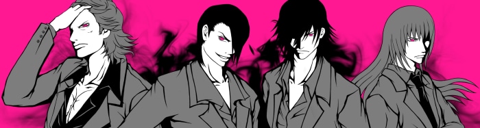 Zetman characters Jin Kanzaki, Kouga Amagi, Seiji Haitani