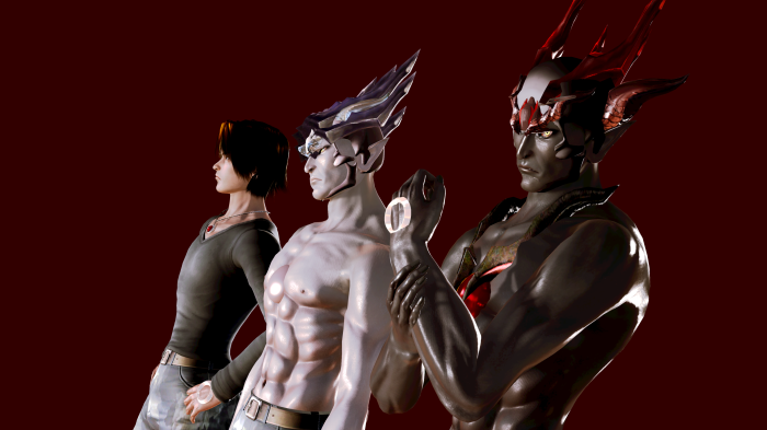 Zetman 4K: Jin Kanzaki and two other characters