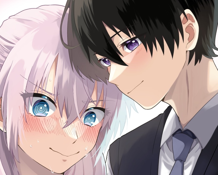 Micchon Shikimori and Yuu Izumi from Shikimori's Not Just a Cutie