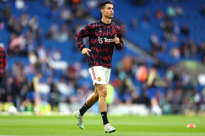Cristiano Ronaldo Manchester United warm-up