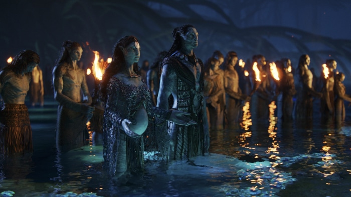 Avatar: The Way of Water Na'vi ceremony