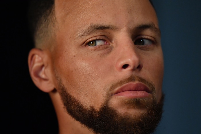 Stephen Curry close-up portrait