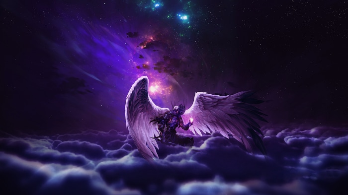 Dark Souls Angel Knight in Nebula